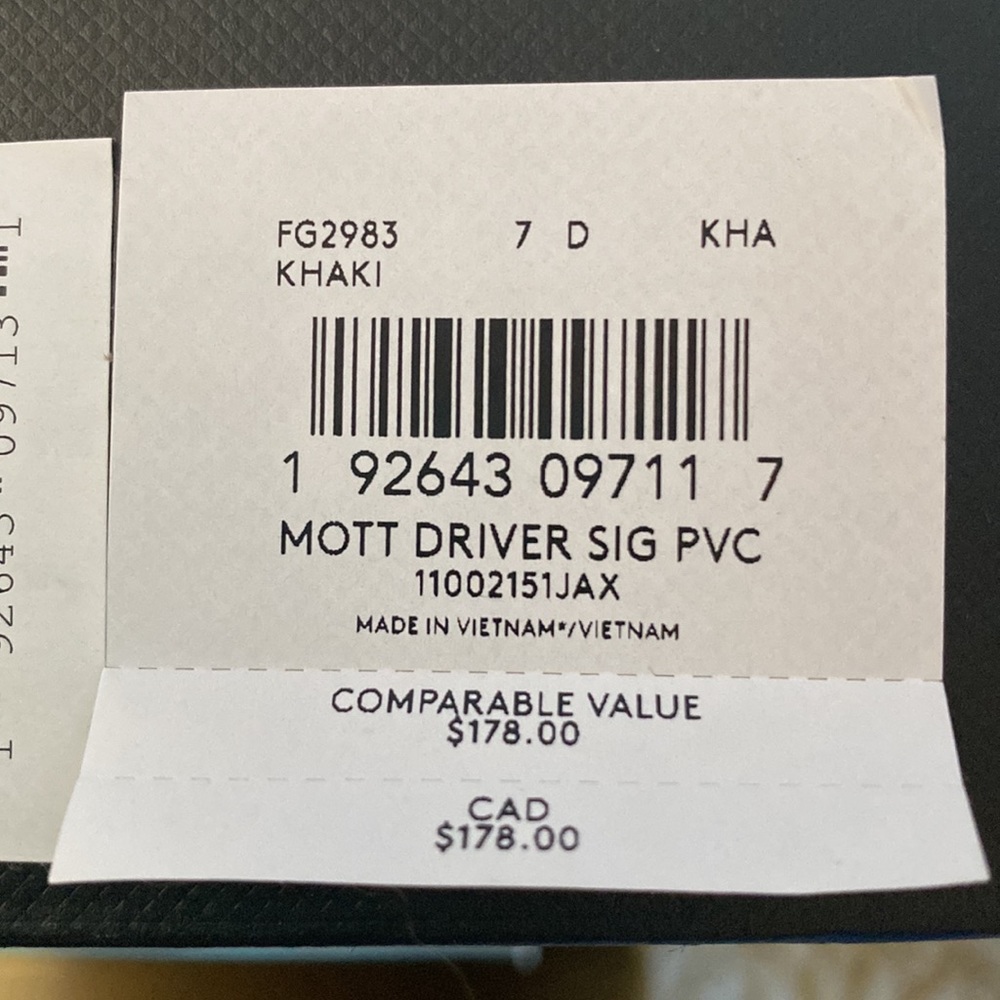 NIB Coach Mott Driver 7.5D - Picture 7 of 7